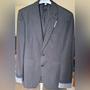 BURBERRY tailored Blazer color block construction